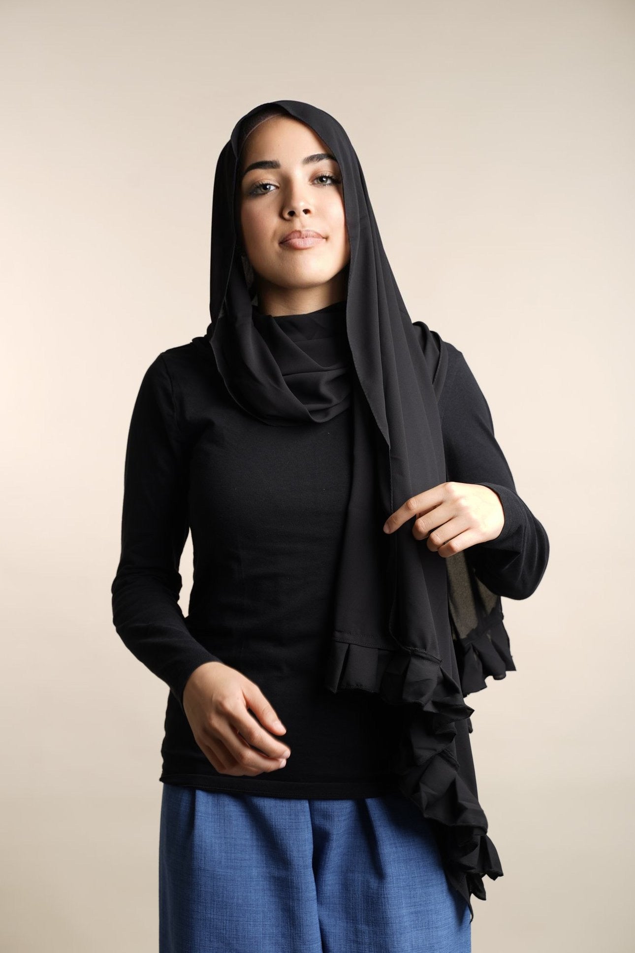 Crêpe de luxe Froufrou- Noir