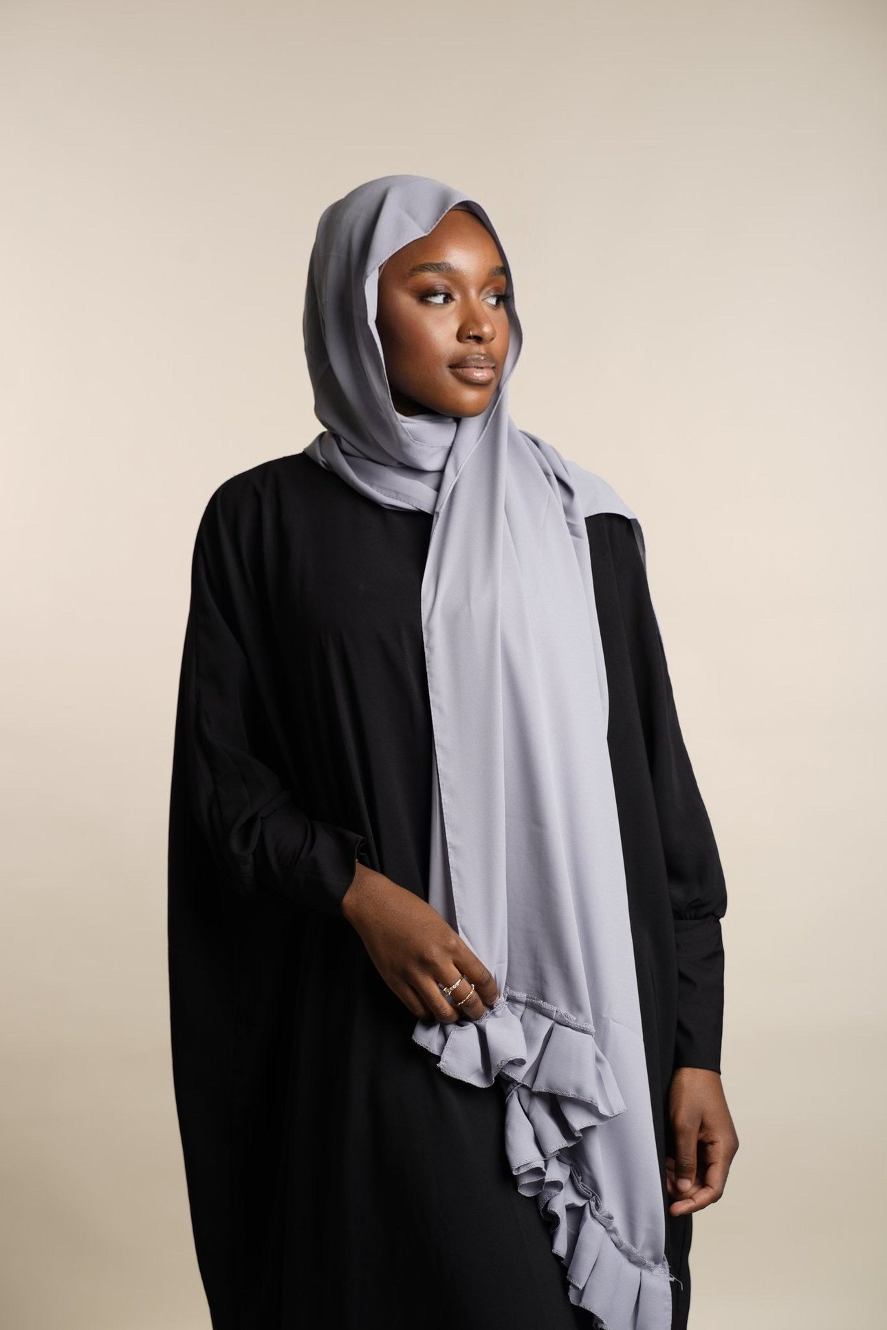 Crêpe de luxe Froufrou - Gris