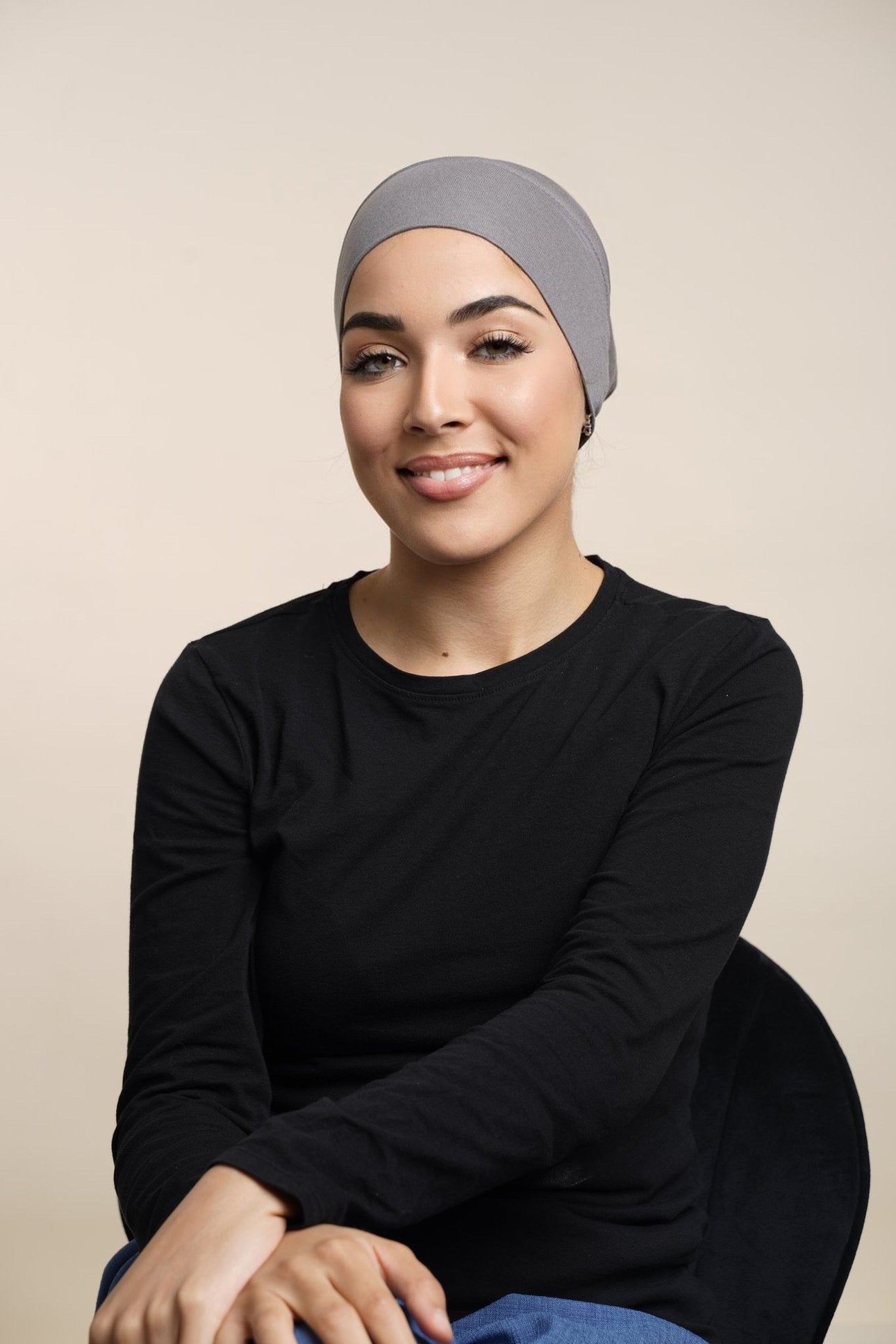 Sous bonnet Hijab -Gris