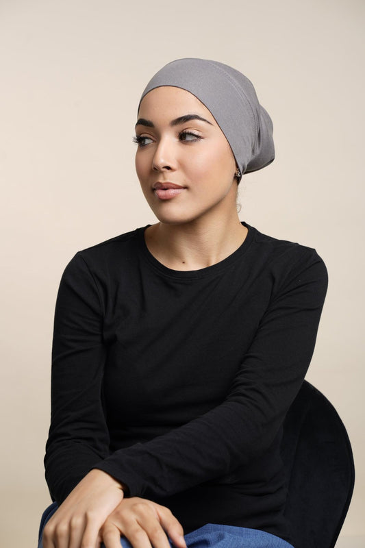 Sous bonnet Hijab -Gris