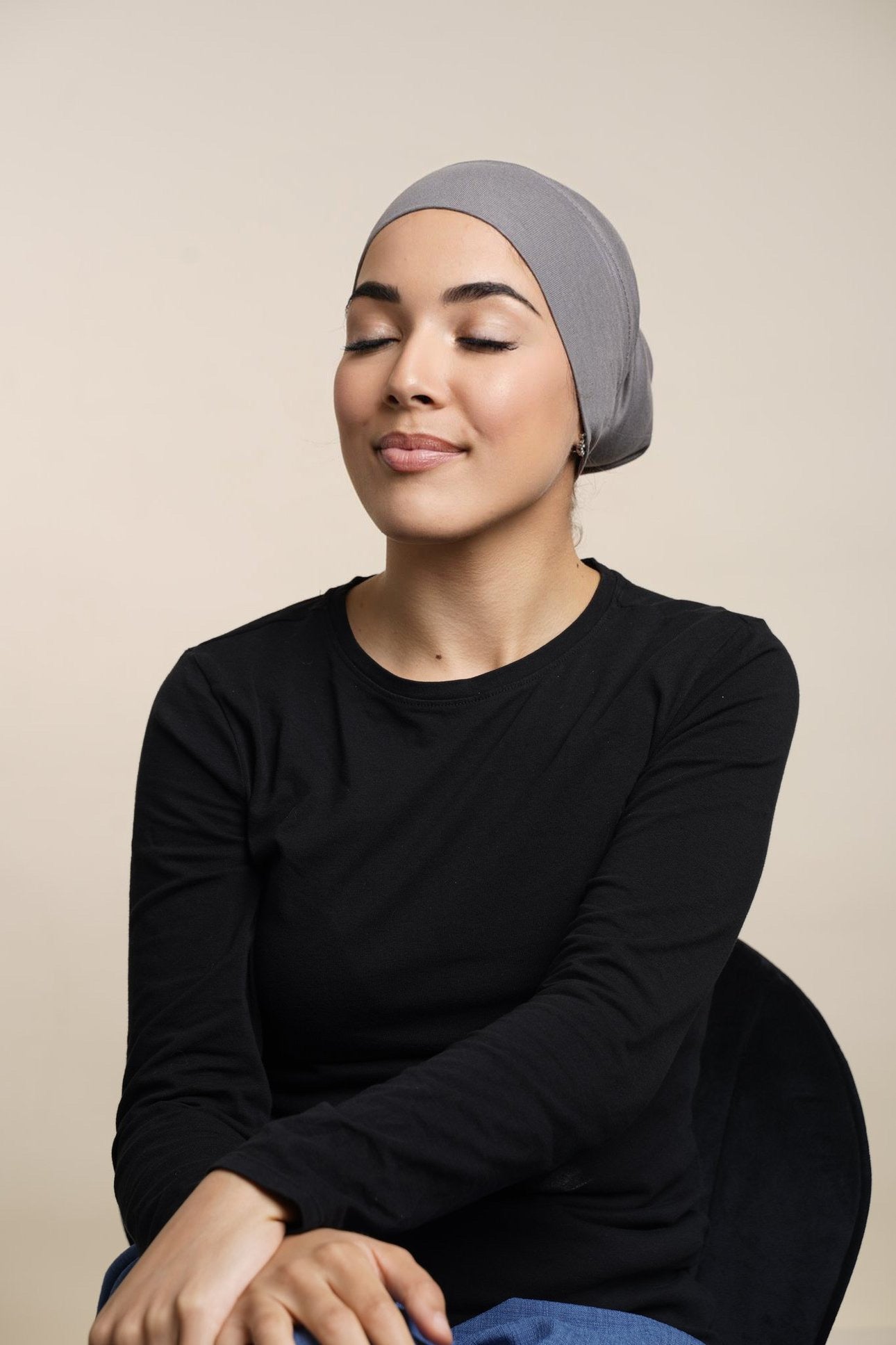 Sous bonnet Hijab -Gris